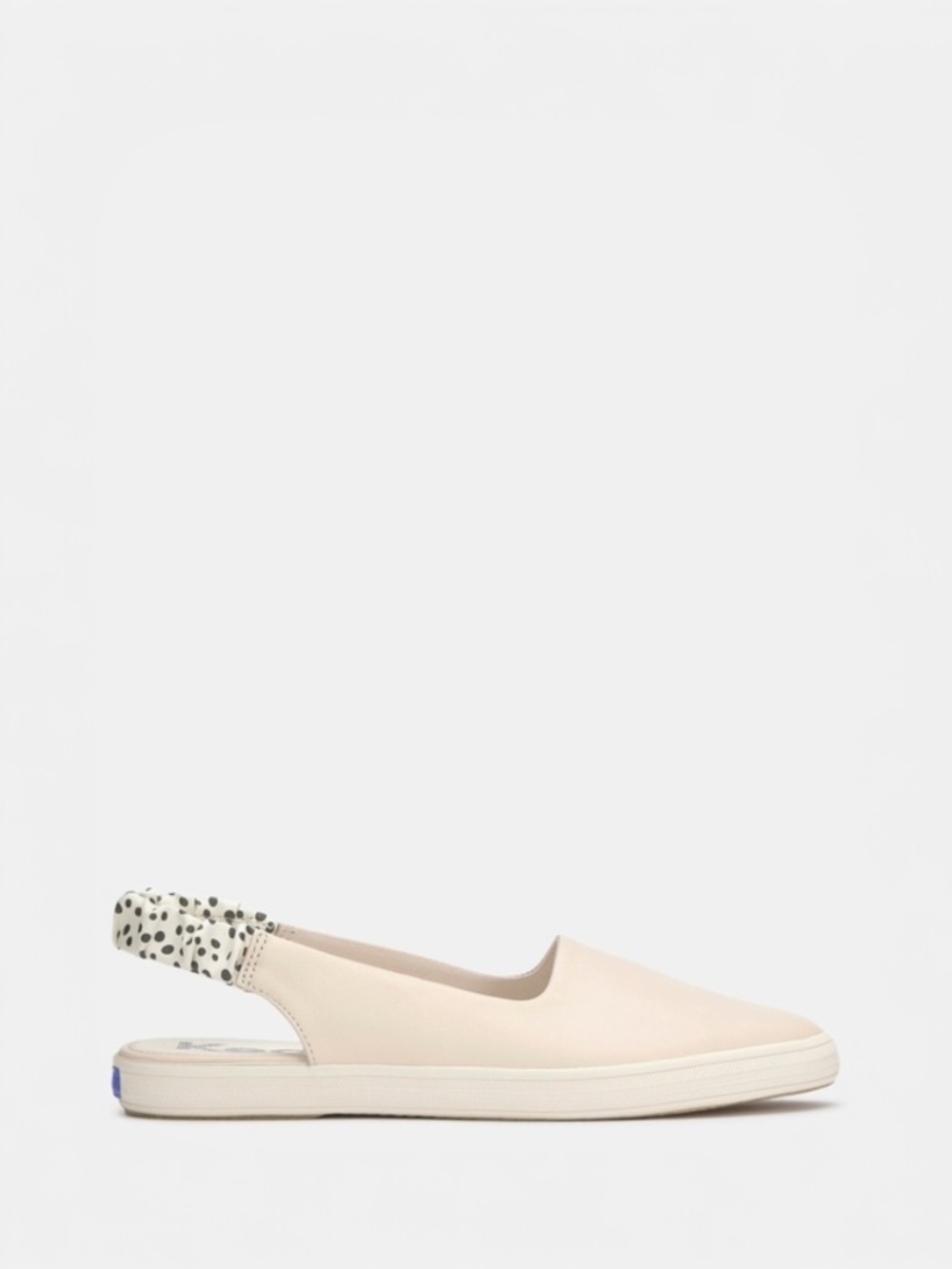 Keds Point Slingback Flats Leather in Peony Ivory Size 8.5